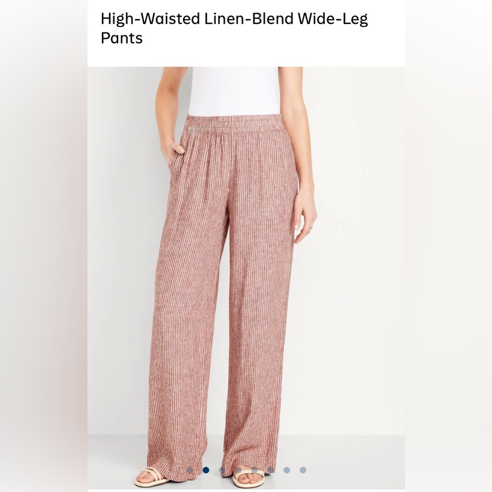 Old Navy Women's Wide Leg Pants in Rich Brown